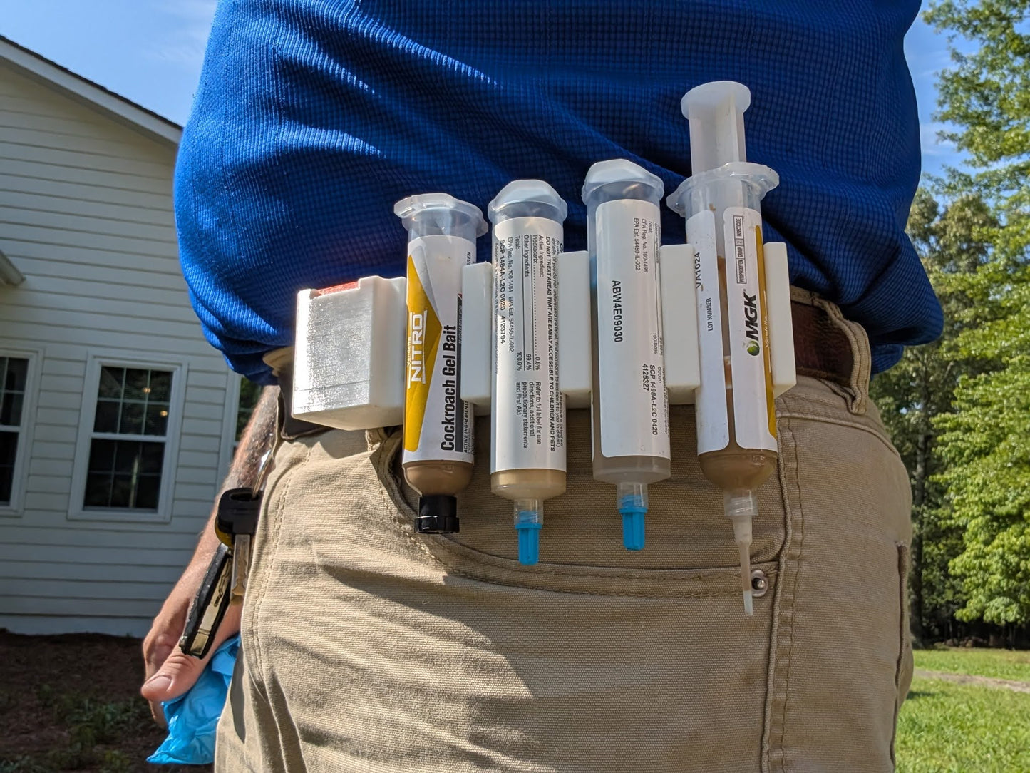 Universal Bait-Tube Belt Holster