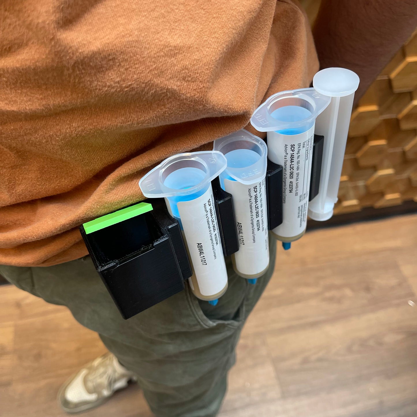 Universal Bait-Tube Belt Holster
